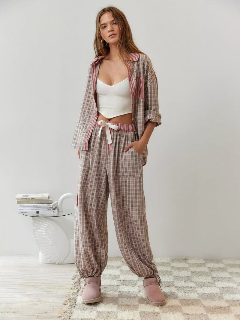 Agnes™️ | Nachtelijk Chic | Stijlvolle Pyjama