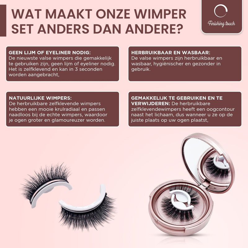 (1+1 GRATIS) EnchantEyes™ | Betoverende Blik | Herbruikbare Natuurlijke Wimpers