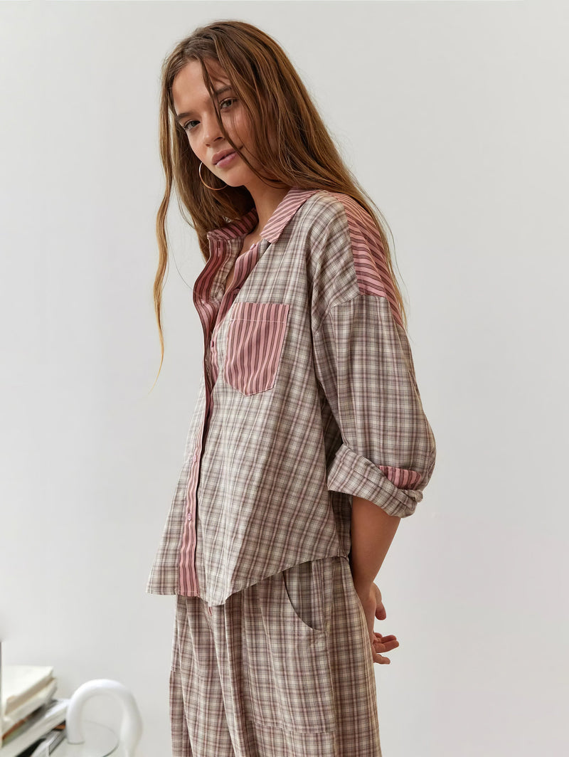 Agnes™️ | Nachtelijk Chic | Stijlvolle Pyjama