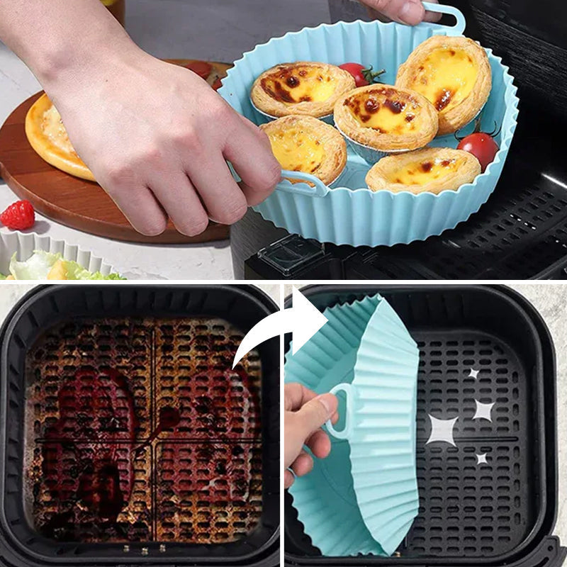 Air Fryer Silicone Pan™ | Een Must-Have Keuken Accessoire | 1+2 GRATIS