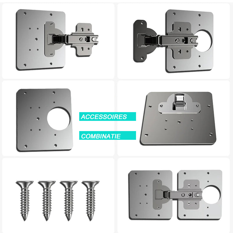 Anti-rust Hinge Repair Kit™ | Levenslang Scharnieren | Snel & Simpel