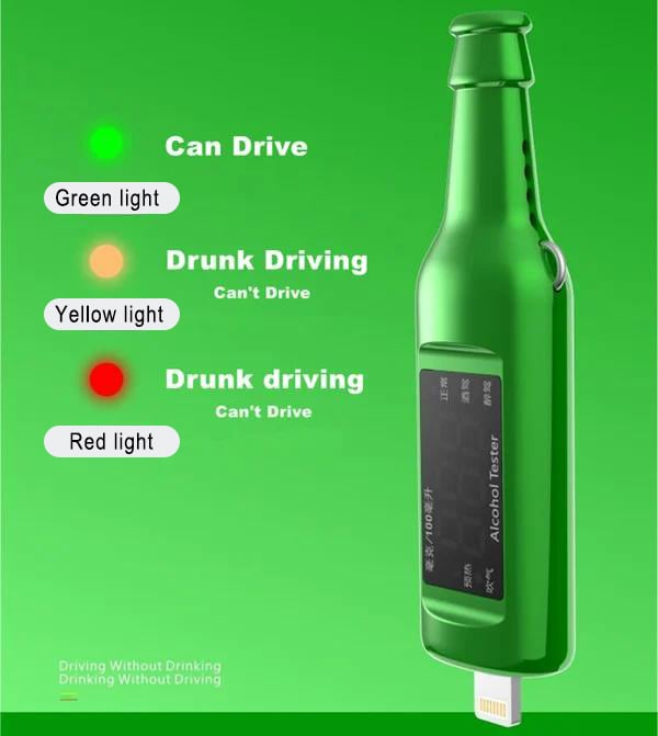 Alcohol Drunk Tester™ | Contactloze alcoholtester voor een veiligere rit huiswaarts