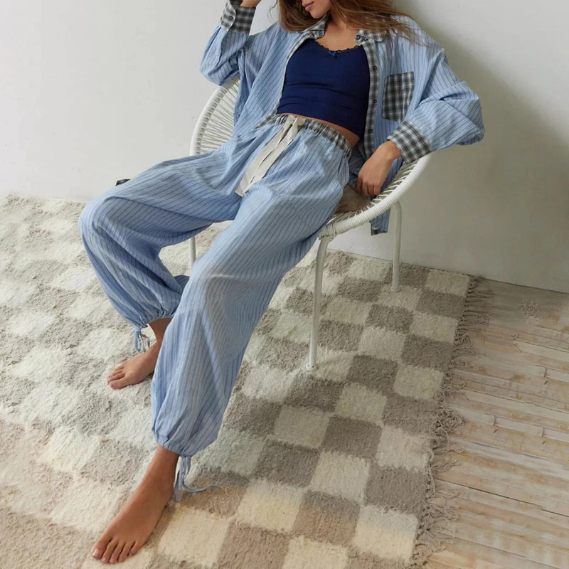 Agnes™️ | Nachtelijk Chic | Stijlvolle Pyjama