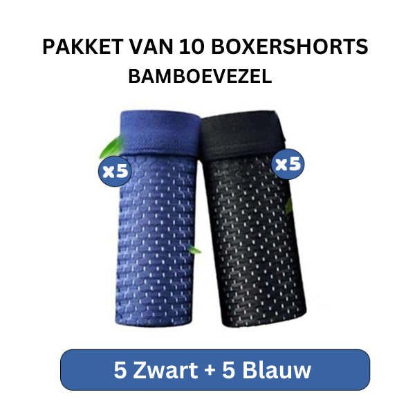 (5+5 GRATIS) Adam™️ | Ultiem Comfort met Bamboe Boxers