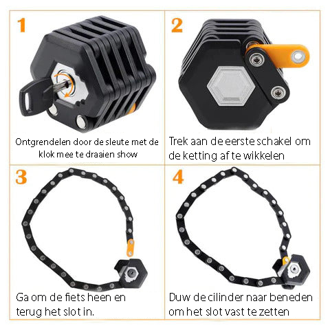 BikeLock™ | Ultra Sterk Anti-diefstal fiets accessoire